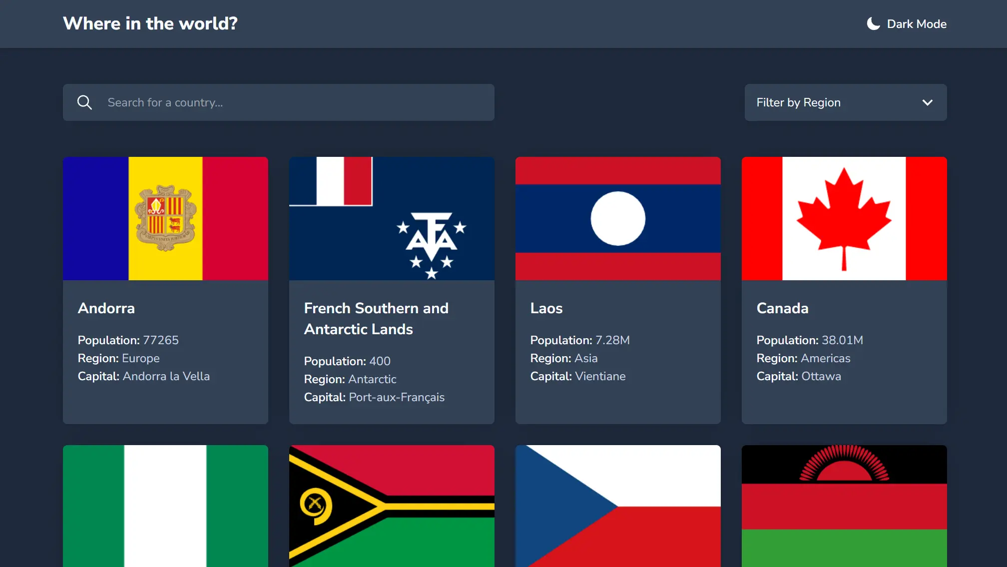 REST Countries API